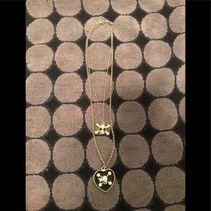 Skull and crossbones chain necklace